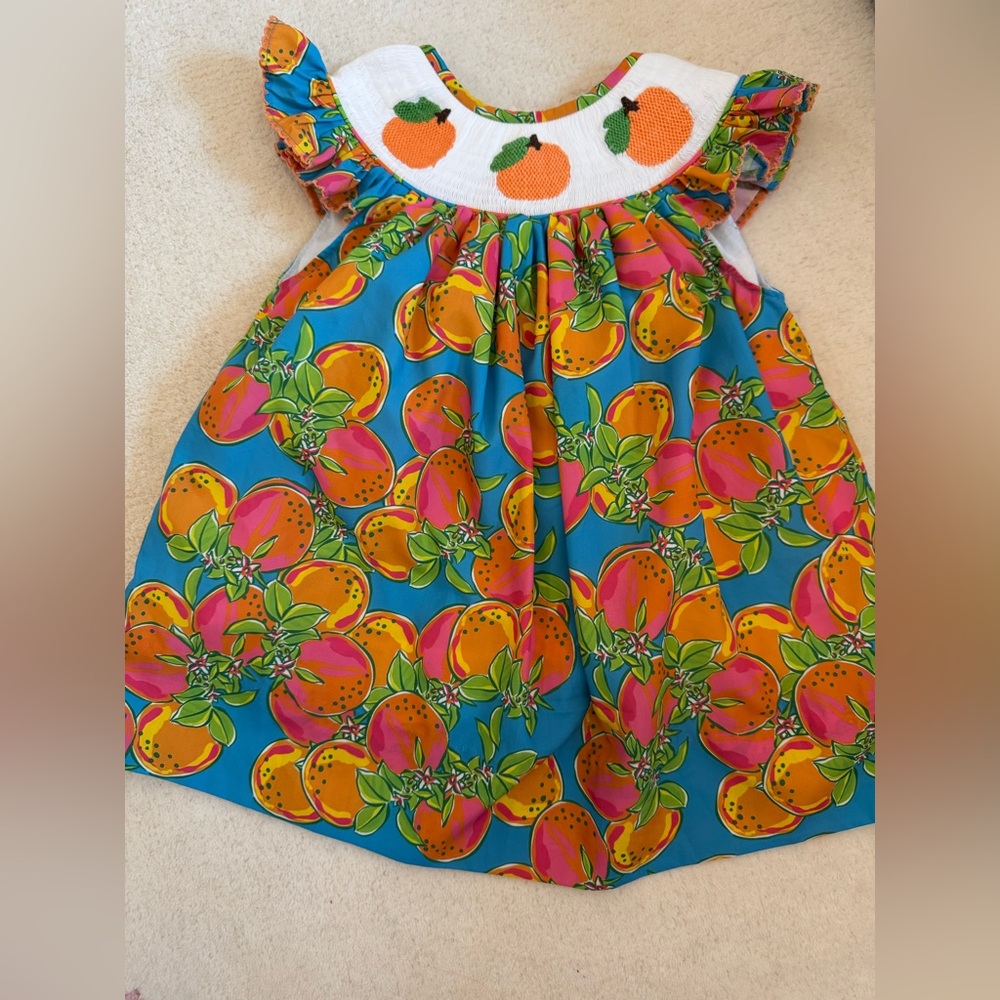 Poppy Kids Co Smocked Dress